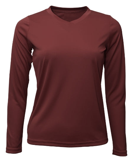 Women Xtreme-Tek Long Sleeve V-Neck Shirt