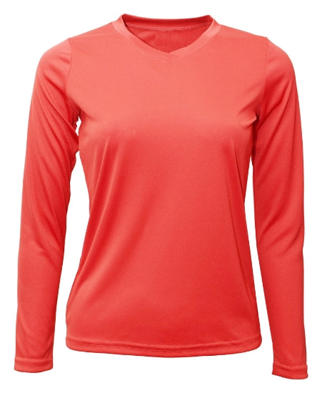 Women Xtreme-Tek Long Sleeve V-Neck Shirt